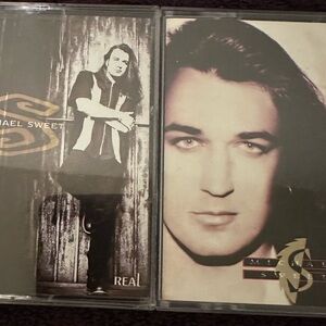 Lot of 2 Michael Sweet rare vintage cassette tapes cassettes 1994 and 1995